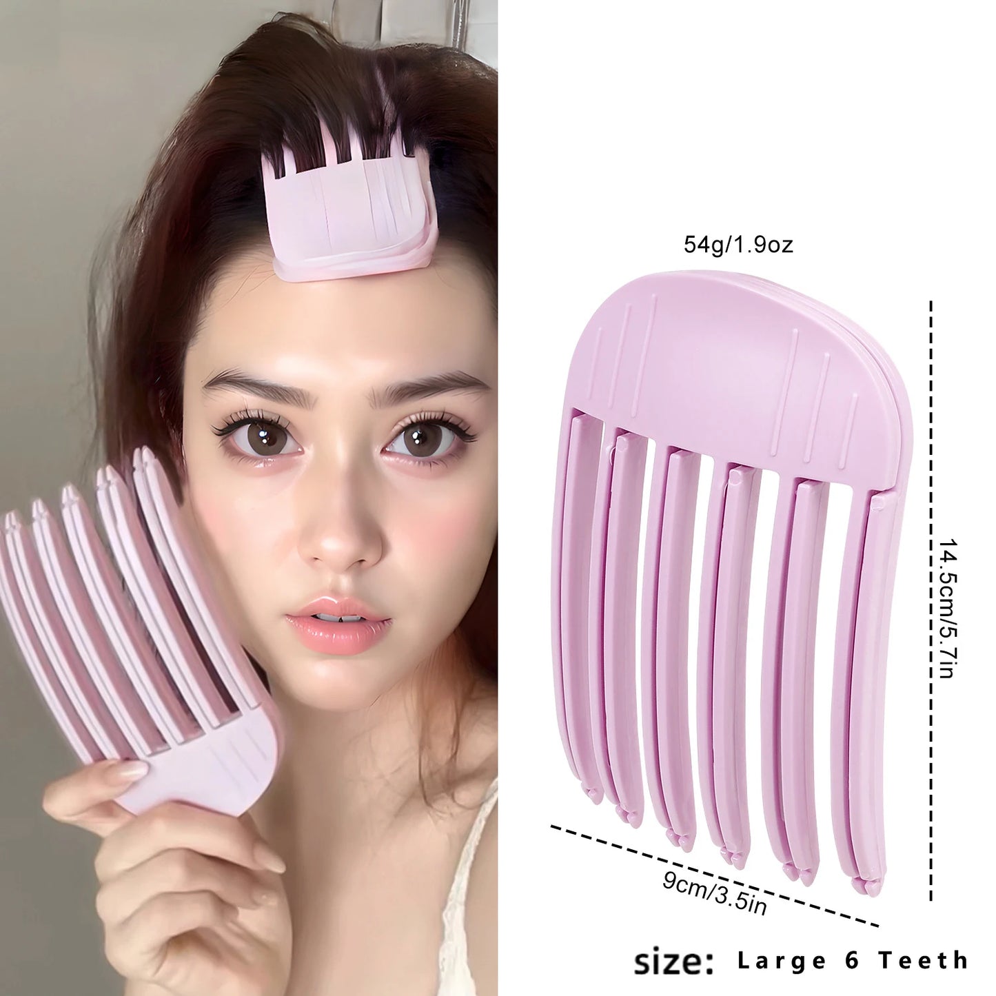Fluffy Hair Volumizing Root Clips – No-Heat Curling Bangs Lifter