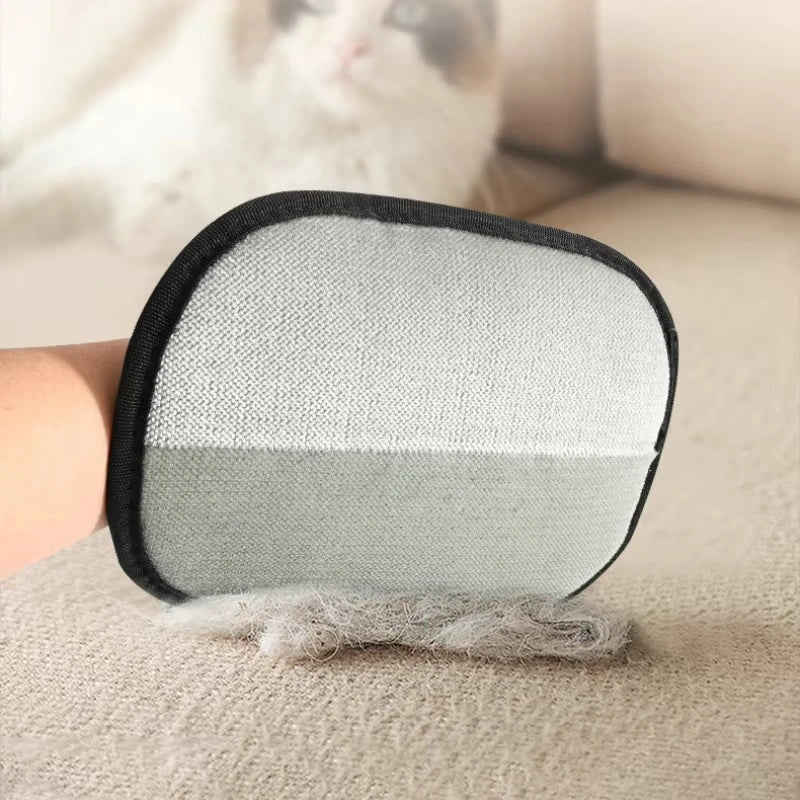 Electrostatic Pet Hair Removal Gloves – Effortless Fur Cleanup for Pets, Furniture & Clothes!