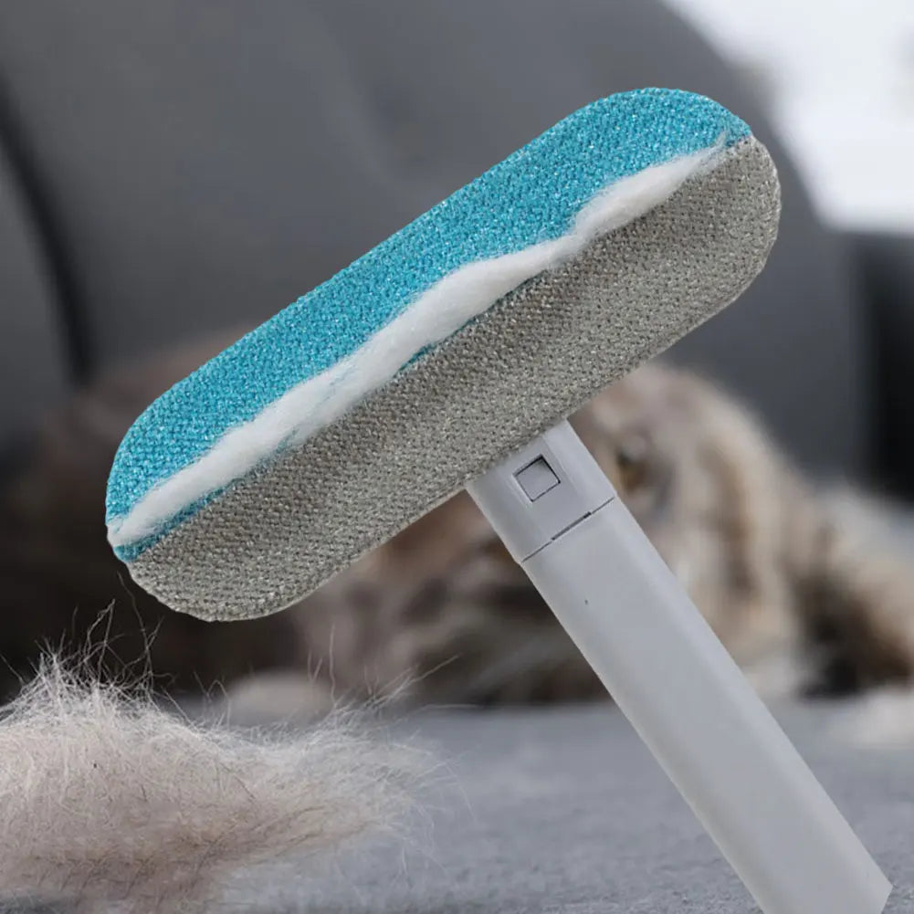 3-in-1 Pet Hair & Window Cleaning Brush β Long Handle, Multi-Surface Fur Remover for Dogs & Cats