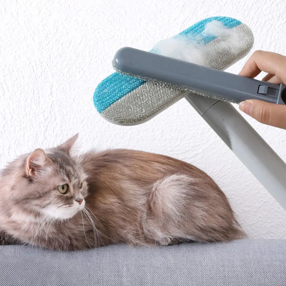 3-in-1 Pet Hair & Window Cleaning Brush β Long Handle, Multi-Surface Fur Remover for Dogs & Cats