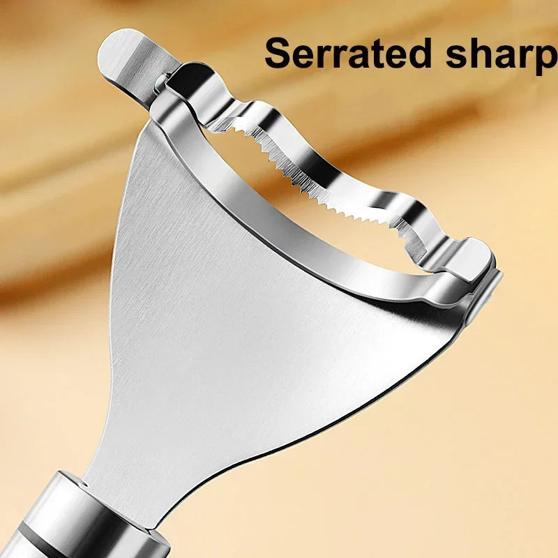 Stainless Steel Corn Peeler – Quick & Easy Cob Cutter Tool