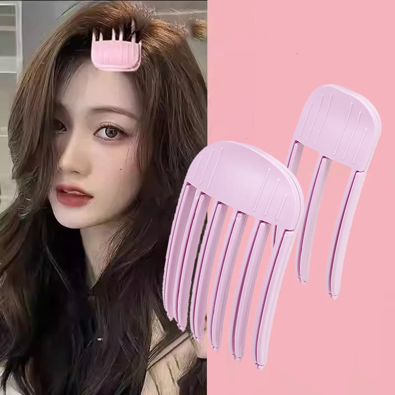 Fluffy Hair Volumizing Root Clips – No-Heat Curling Bangs Lifter