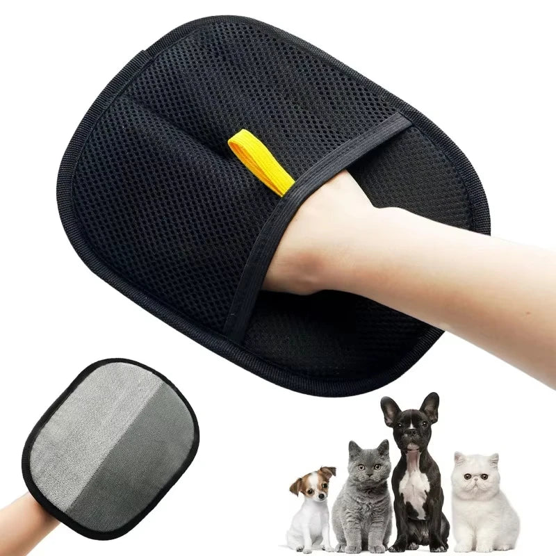 Electrostatic Pet Hair Removal Gloves – Effortless Fur Cleanup for Pets, Furniture & Clothes!