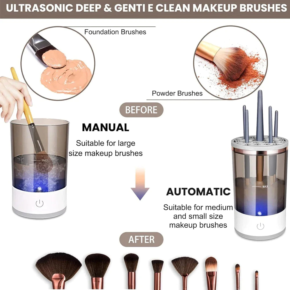 Automatic Electric Makeup Brush Cleaner & Dryer