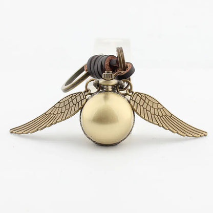Harry Potter Golden Snitch Pocket Watch Keychain & Bag Charm