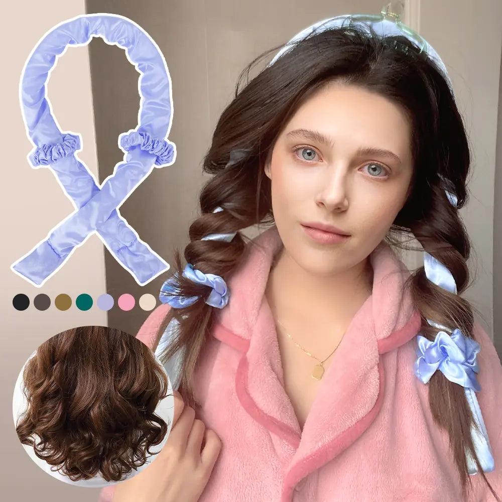 Heatless Curling Rod Kit – Big Waves, No Damage + FREE Scrunchies