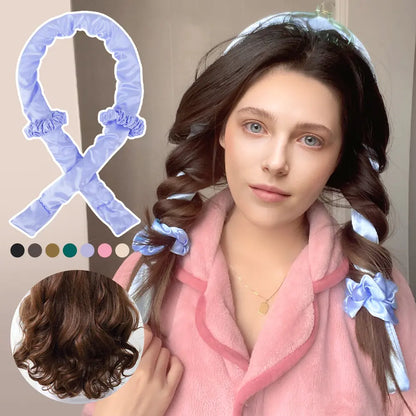 Heatless Curling Rod Kit – Big Waves, No Damage + FREE Scrunchies