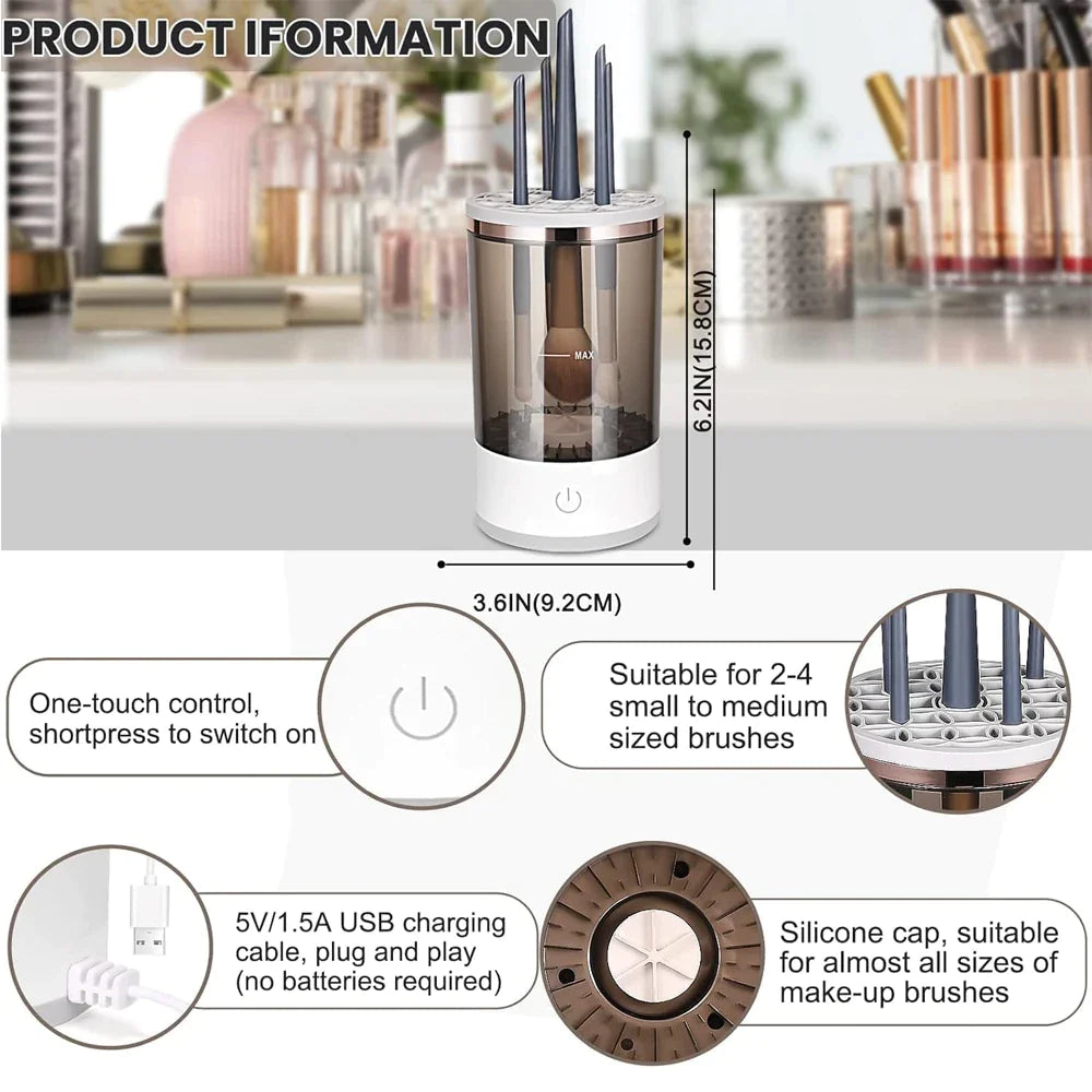 Automatic Electric Makeup Brush Cleaner & Dryer