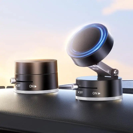 360° Magnetic Suction Cup Phone Holder | No-Drill, Multi-Surface Mount