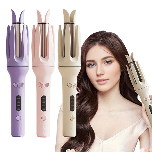 Automatic Rotating Hair Curler – 28mm Ceramic Curling Wand with Negative Ions