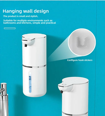 Automatic Touchless Foaming Soap Dispenser – 380ml | Wall-Mounted | USB Rechargeable