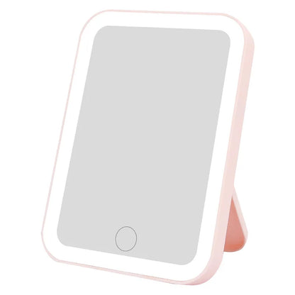 GlowUp™ Rechargeable Vanity Mirror – 3 Light Modes & Touch Screen