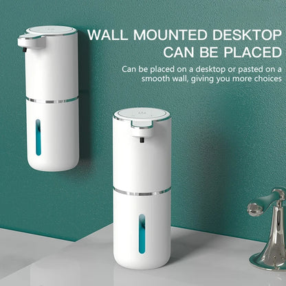 Automatic Touchless Foaming Soap Dispenser – 380ml | Wall-Mounted | USB Rechargeable