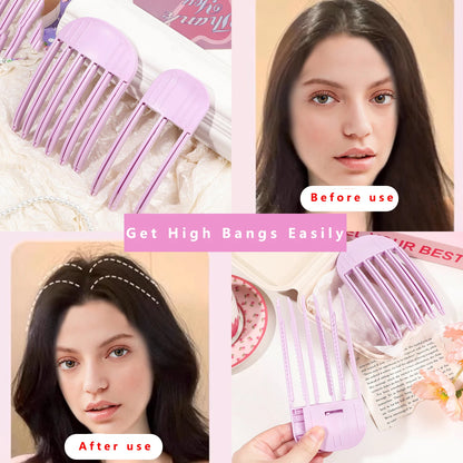 Fluffy Hair Volumizing Root Clips – No-Heat Curling Bangs Lifter