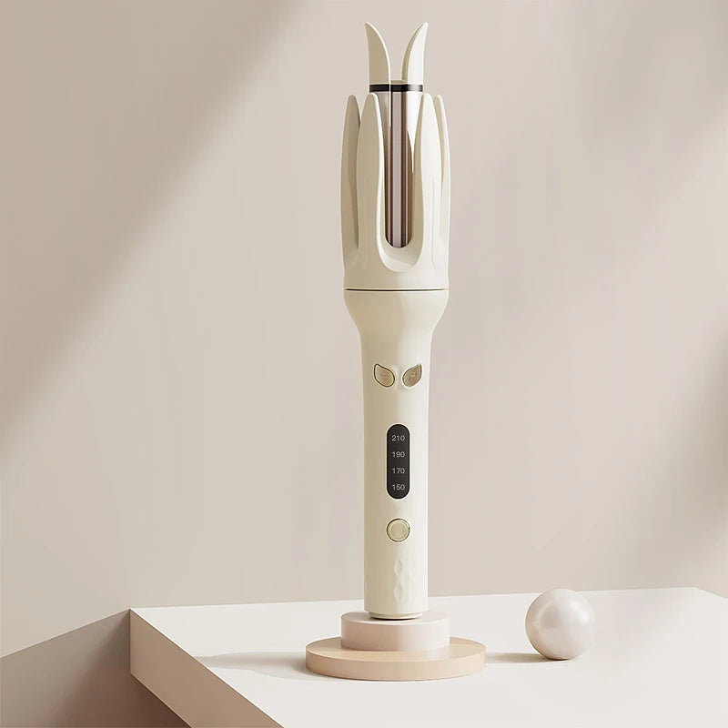 Automatic Rotating Hair Curler – 28mm Ceramic Curling Wand with Negative Ions