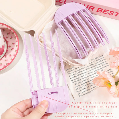 Fluffy Hair Volumizing Root Clips – No-Heat Curling Bangs Lifter