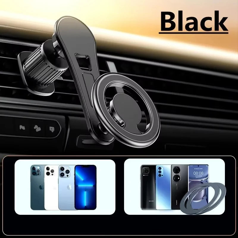 360° Magnetic Suction Cup Phone Holder | No-Drill, Multi-Surface Mount