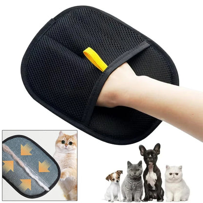 Electrostatic Pet Hair Removal Gloves – Effortless Fur Cleanup for Pets, Furniture & Clothes!