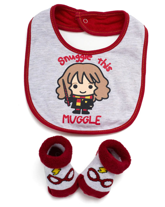 Harry Potter Baby Bib & Bootie Gift Set – Adorable Muggle Essentials