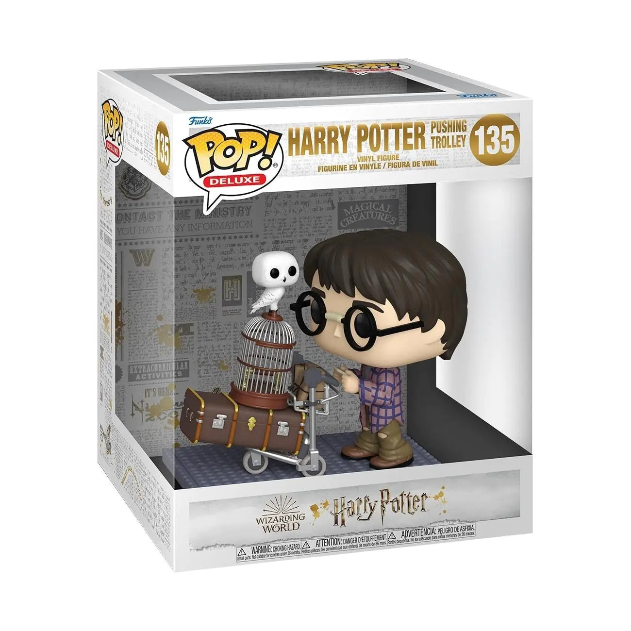 Funko POP Harry Potter 20th Anniversary Deluxe Figure - Harry with Trolley